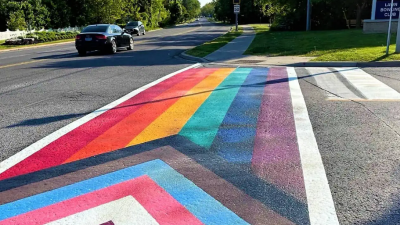Niagara-on-the-Lake gets its first rainbow Pride crosswalk