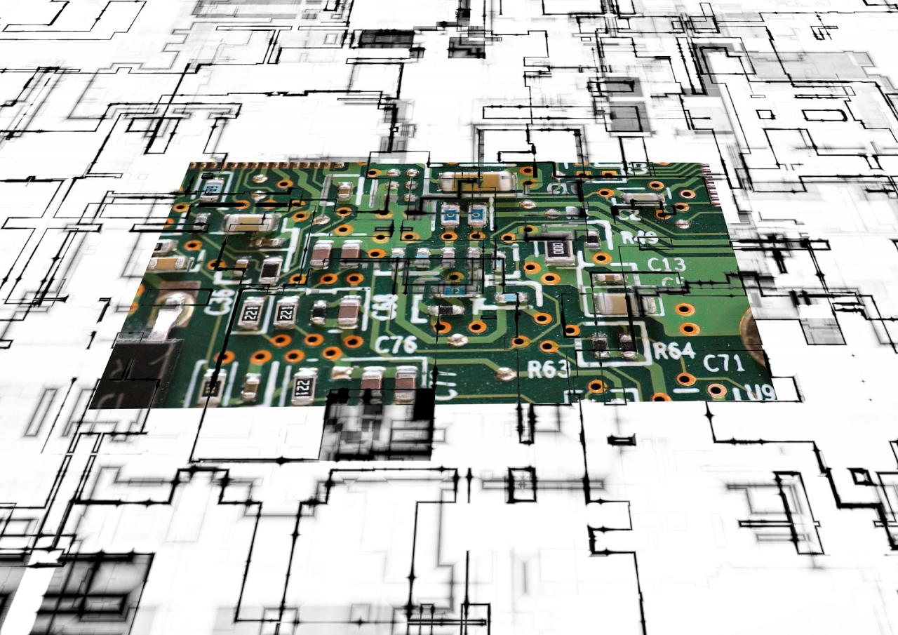 Picture of circuit board