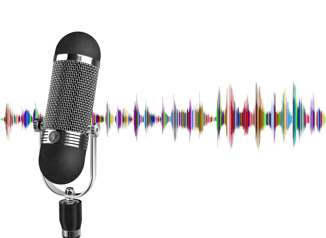 Image of microphone by Tumisu from Pixabay 