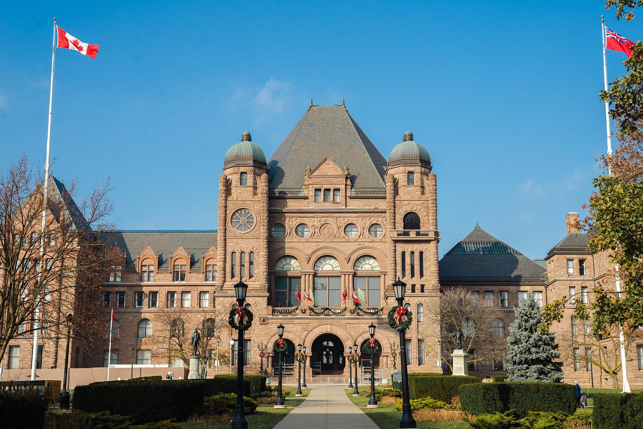 Image of Queens Park with Festive Decor 