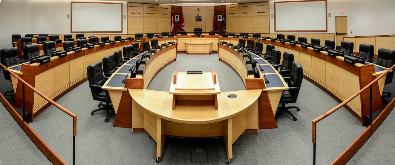 Niagara Region Council Chambers