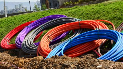 image of different coloured cables