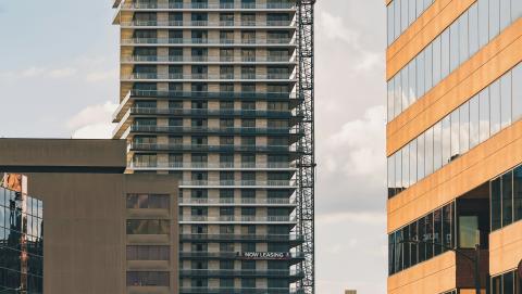 Image of the construction of One Richmond in London Ontario courtesy of Scott Webb