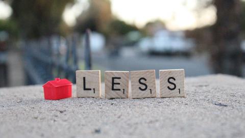 image of children's toys and blocks spelling homeless